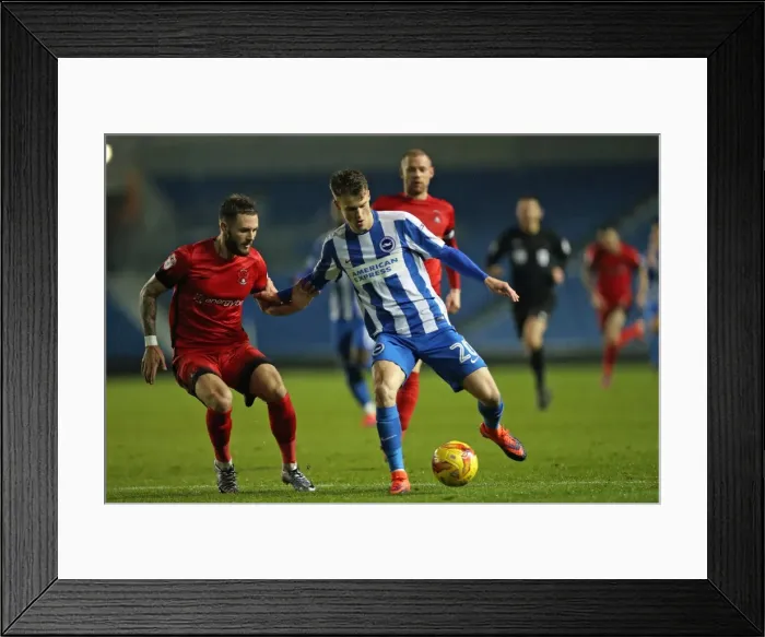 Framed Print : U23 Brighton & Hove Albion vs Leyton Orient: Checkatrade EFL Trophy Clash at American Express Community Stadium (8th November 2016)