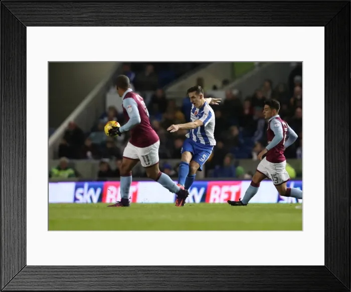 Framed Print : Championship Showdown: Brighton & Hove Albion vs. Aston Villa (November 18, 2016) Framed Print : Championship Showdown: Brighton & Hove Albion vs. Aston Villa (November 18, 2016)