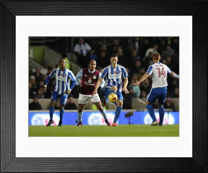 Framed Print : Championship Showdown: Brighton and Hove Albion vs. Aston Villa (November 18, 2016) Framed Print : Championship Showdown: Brighton and Hove Albion vs. Aston Villa (November 18, 2016)