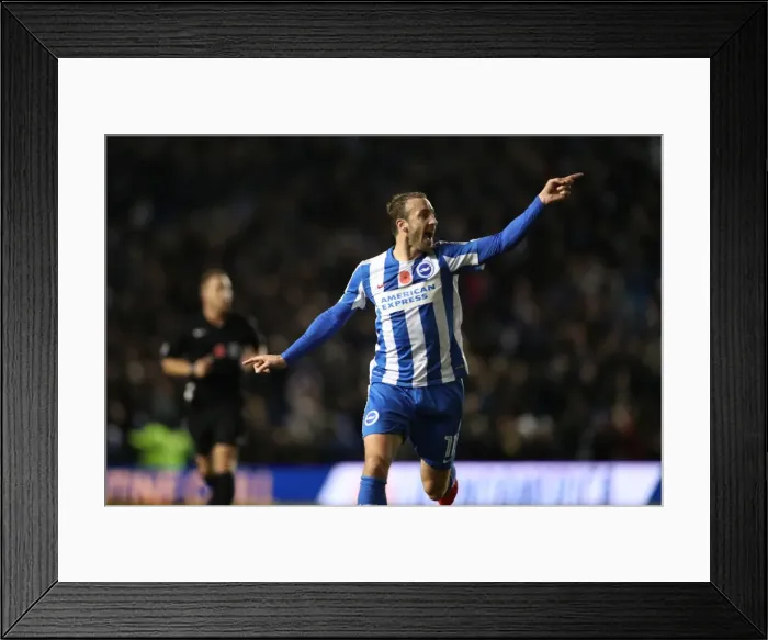 Framed Print : Championship Showdown: Brighton and Hove Albion vs. Aston Villa (November 18, 2016) Framed Print : Championship Showdown: Brighton and Hove Albion vs. Aston Villa (November 18, 2016)