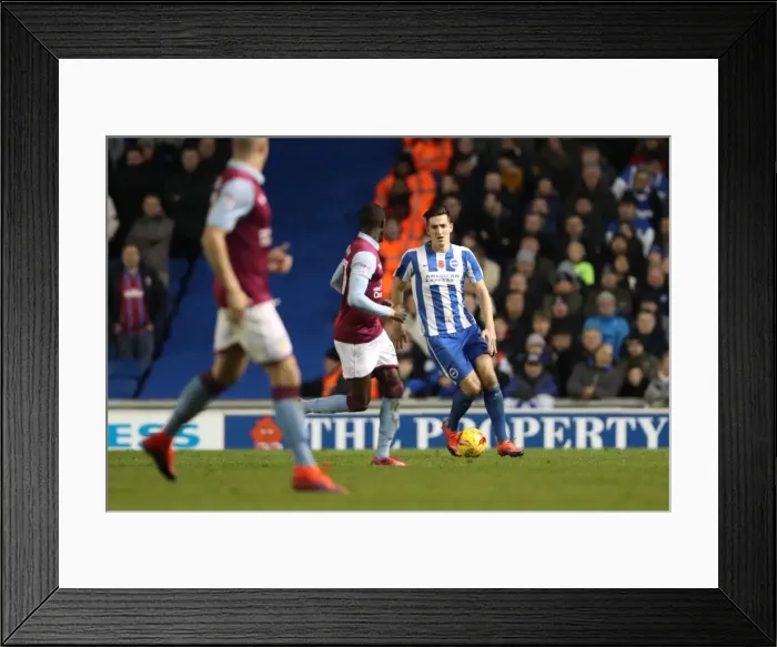 Framed Print : Championship Showdown: Brighton and Hove Albion vs. Aston Villa (November 18, 2016) Framed Print : Championship Showdown: Brighton and Hove Albion vs. Aston Villa (November 18, 2016)