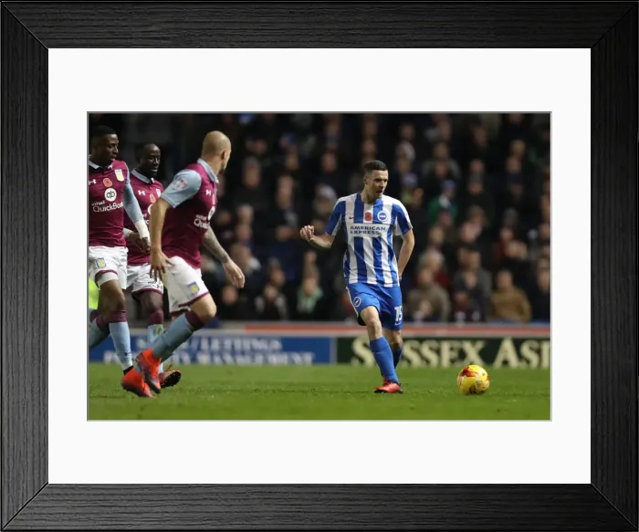 Framed Print : Championship Showdown: Brighton & Hove Albion vs. Aston Villa (18th November 2016) Framed Print : Championship Showdown: Brighton & Hove Albion vs. Aston Villa (18th November 2016)