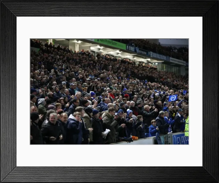 Framed Print : Championship Showdown: Brighton & Hove Albion vs. Aston Villa (November 18, 2016) Framed Print : Championship Showdown: Brighton & Hove Albion vs. Aston Villa (November 18, 2016)