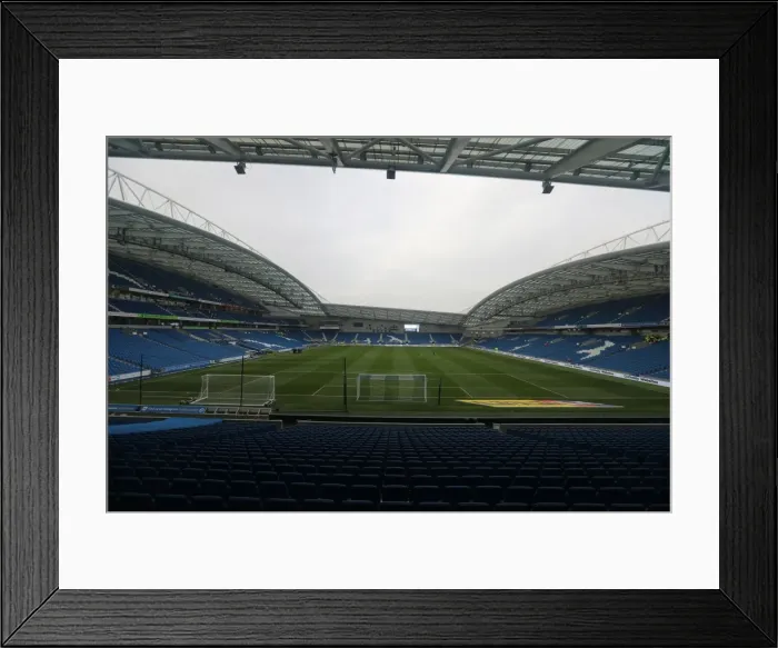 Framed Print : Panoramic View of American Express Community Stadium: Brighton and Hove Albion vs Fulham, EFL Sky Bet Championship (November 2016) Framed Print : Panoramic View of American Express Community Stadium: Brighton and Hove Albion vs Fulham, EFL Sky Bet Championship (November 2016)