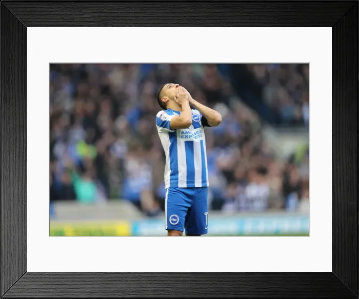 Framed Print : Championship Showdown: Brighton & Hove Albion vs. Fulham (26th November 2016) - American Express Community Stadium Framed Print : Championship Showdown: Brighton & Hove Albion vs. Fulham (26th November 2016) - American Express Community Stadium