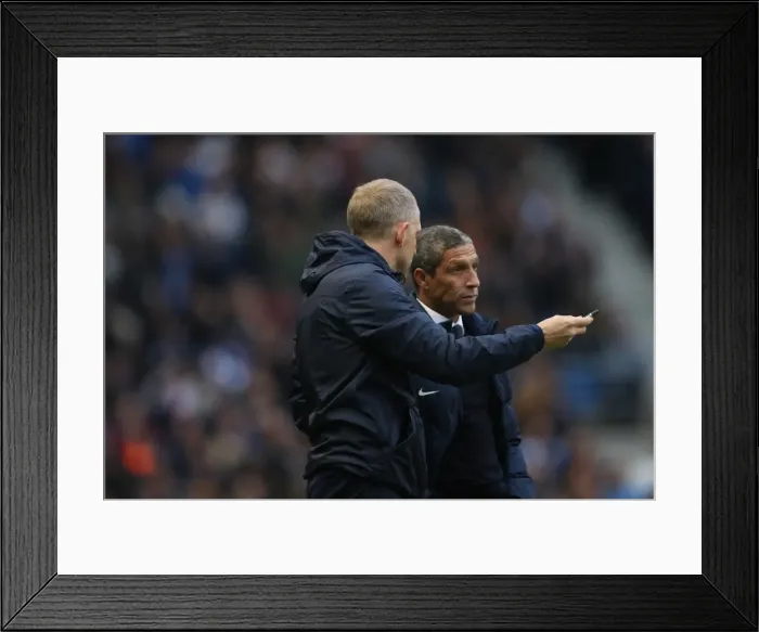 Framed Print : Championship Showdown: Brighton & Hove Albion vs. Fulham (26th November 2016) - American Express Community Stadium Framed Print : Championship Showdown: Brighton & Hove Albion vs. Fulham (26th November 2016) - American Express Community Stadium