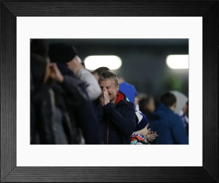 Framed Print : Brighton and Hove Albion vs. Fulham: A Championship Showdown at American Express Community Stadium (26NOV16)