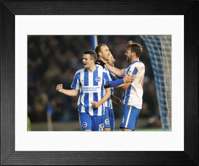 Framed Print : Brighton and Hove Albion vs. Fulham: A Fierce EFL Sky Bet Championship Clash at the American Express Community Stadium (26NOV16) Framed Print : Brighton and Hove Albion vs. Fulham: A Fierce EFL Sky Bet Championship Clash at the American Express Community Stadium (26NOV16)