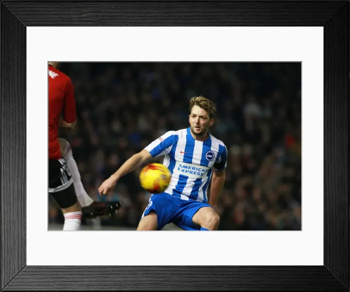 Framed Print : Dale Stephens in Action: Brighton & Hove Albion vs. Fulham, EFL Sky Bet Championship (26NOV16) Framed Print : Dale Stephens in Action: Brighton & Hove Albion vs. Fulham, EFL Sky Bet Championship (26NOV16)