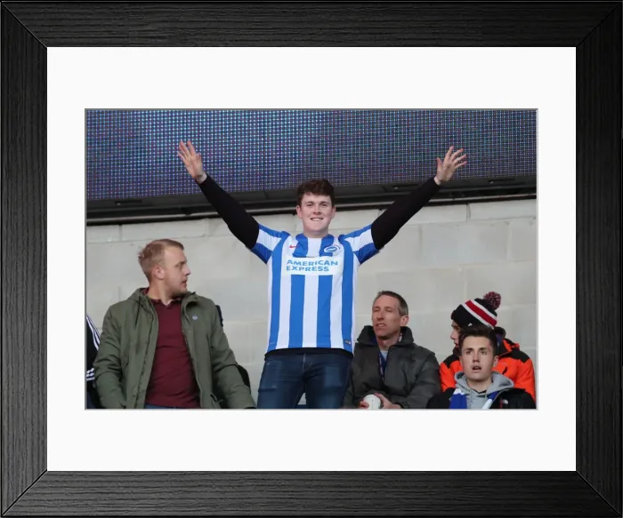 Framed Print : Decisive Moments: Cardiff City vs. Brighton & Hove Albion at Cardiff City Stadium (03DEC16)
