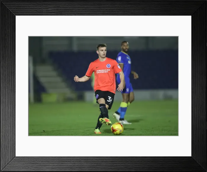 Framed Print : Brighton & Hove Albion U23s Take on AFC Wimbledon in EFL Trophy Clash (06DEC16)