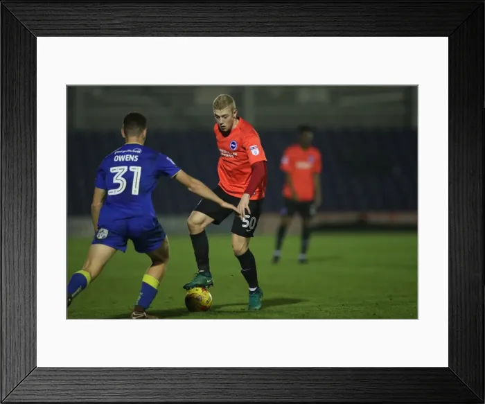 Framed Print : Brighton & Hove Albion U23s Take on AFC Wimbledon in EFL Trophy Clash (06DEC16) Framed Print : Brighton & Hove Albion U23s Take on AFC Wimbledon in EFL Trophy Clash (06DEC16)