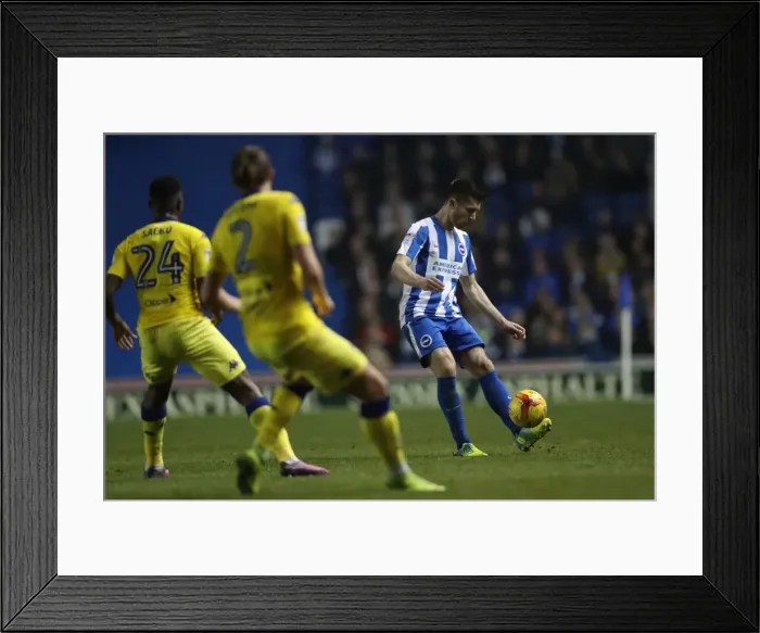 Framed Print : Brighton and Hove Albion vs. Leeds United: Championship Showdown at American Express Community Stadium (December 9, 2016) Framed Print : Brighton and Hove Albion vs. Leeds United: Championship Showdown at American Express Community Stadium (December 9, 2016)