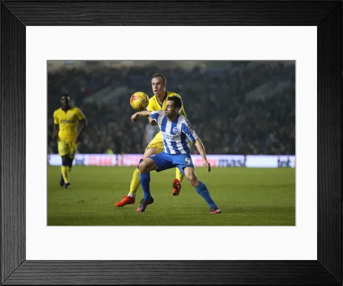 Framed Print : Brighton and Hove Albion vs. Leeds United: EFL Sky Bet Championship Showdown at American Express Community Stadium (December 9, 2016) Framed Print : Brighton and Hove Albion vs. Leeds United: EFL Sky Bet Championship Showdown at American Express Community Stadium (December 9, 2016)