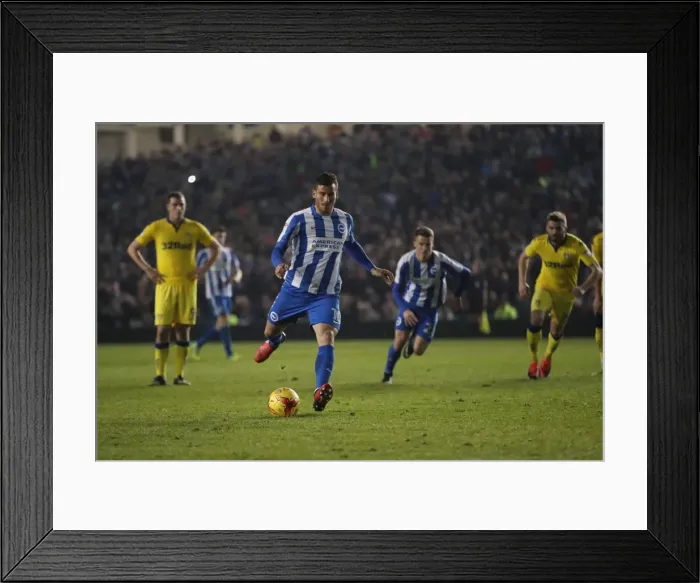 Framed Print : Brighton and Hove Albion vs. Leeds United: EFL Sky Bet Championship Clash (09DEC16) Framed Print : Brighton and Hove Albion vs. Leeds United: EFL Sky Bet Championship Clash (09DEC16)