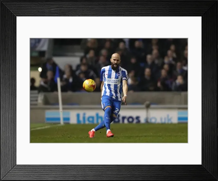 Framed Print : Brighton and Hove Albion vs. Leeds United: EFL Sky Bet Championship Showdown at American Express Community Stadium (December 9, 2016)