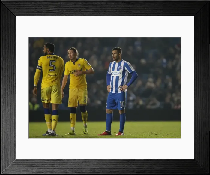 Framed Print : Brighton and Hove Albion vs. Leeds United: EFL Sky Bet Championship Showdown at American Express Community Stadium (December 9, 2016) Framed Print : Brighton and Hove Albion vs. Leeds United: EFL Sky Bet Championship Showdown at American Express Community Stadium (December 9, 2016)