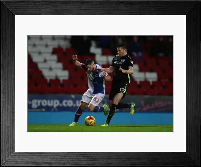 Framed Print : Decisive Moment: Blackburn Rovers vs. Brighton & Hove Albion, EFL Sky Bet Championship (13DEC16) Framed Print : Decisive Moment: Blackburn Rovers vs. Brighton & Hove Albion, EFL Sky Bet Championship (13DEC16)