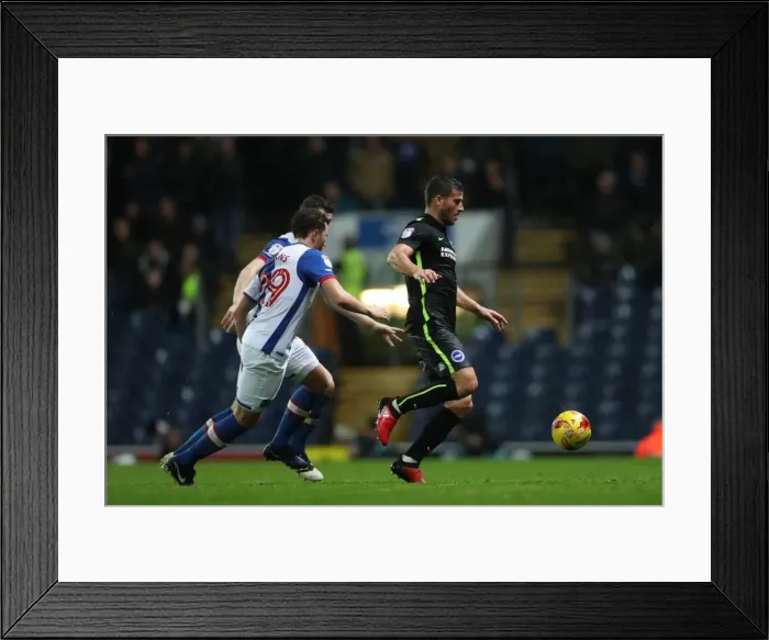 Framed Print : Decisive Moment: Blackburn Rovers vs. Brighton and Hove Albion at Ewood Park, Championship Clash (13DEC16) Framed Print : Decisive Moment: Blackburn Rovers vs. Brighton and Hove Albion at Ewood Park, Championship Clash (13DEC16)