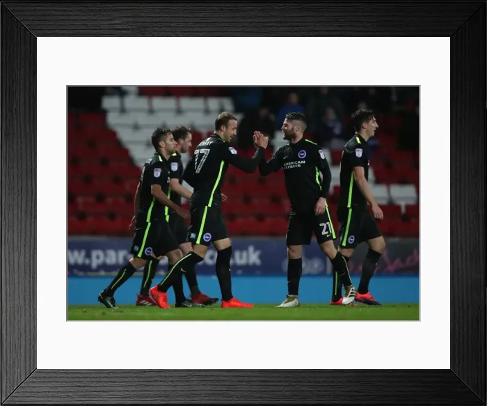 Framed Print : Decisive Moment: Blackburn Rovers vs. Brighton and Hove Albion at Ewood Park, Championship Showdown (13DEC16) Framed Print : Decisive Moment: Blackburn Rovers vs. Brighton and Hove Albion at Ewood Park, Championship Showdown (13DEC16)