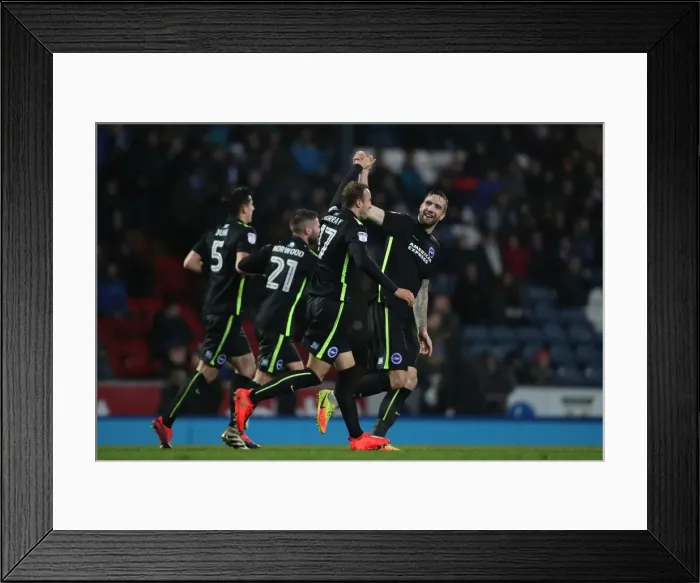 Framed Print : Decisive Moment: Blackburn Rovers vs. Brighton and Hove Albion at Ewood Park, Championship Clash (13DEC16) Framed Print : Decisive Moment: Blackburn Rovers vs. Brighton and Hove Albion at Ewood Park, Championship Clash (13DEC16)