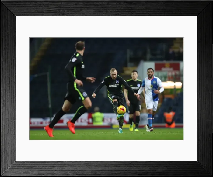 Framed Print : Decisive Moment: Blackburn Rovers vs. Brighton and Hove Albion at Ewood Park, Championship Clash (13DEC16) Framed Print : Decisive Moment: Blackburn Rovers vs. Brighton and Hove Albion at Ewood Park, Championship Clash (13DEC16)