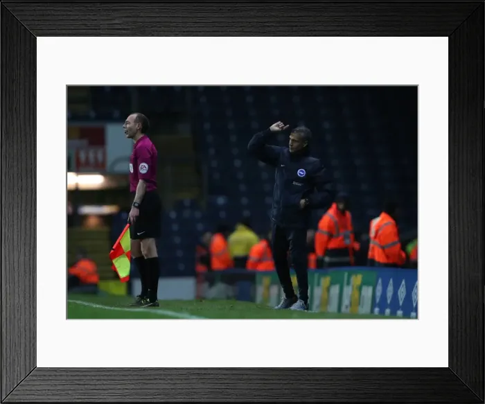 Framed Print : Brighton and Hove Albion vs. Blackburn Rovers: EFL Sky Bet Championship Showdown at Ewood Park (13DEC16) Framed Print : Brighton and Hove Albion vs. Blackburn Rovers: EFL Sky Bet Championship Showdown at Ewood Park (13DEC16)