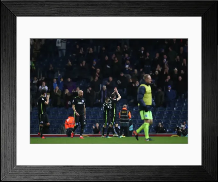 Framed Print : Decisive Moment: Blackburn Rovers vs. Brighton & Hove Albion - EFL Sky Bet Championship Showdown (13DEC16)