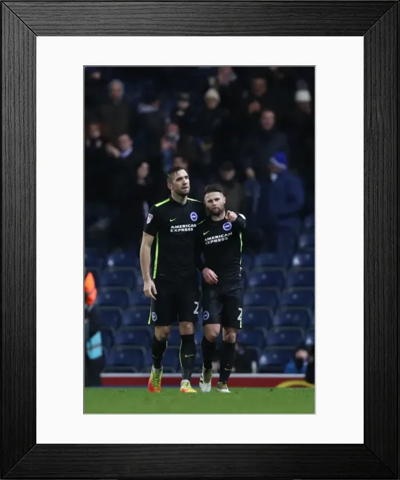 Framed Print : Decisive Moment: Blackburn Rovers vs. Brighton & Hove Albion in the EFL Sky Bet Championship (13DEC16)