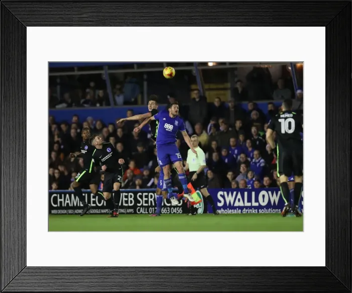 Framed Print : Birmingham vs. Brighton: EFL Sky Bet Championship Showdown at St. Andrews (17DEC16)