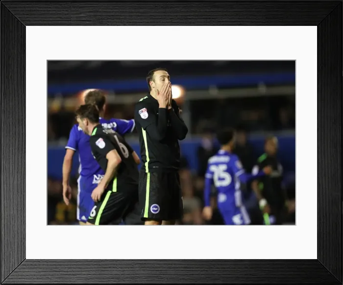 Framed Print : Battling in the Championship: Birmingham vs. Brighton (17DEC16)