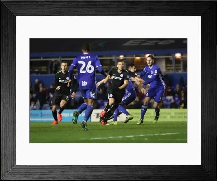 Framed Print : Intense Championship Showdown: Birmingham City vs. Brighton and Hove Albion at St. Andrews (17DEC16) Framed Print : Intense Championship Showdown: Birmingham City vs. Brighton and Hove Albion at St. Andrews (17DEC16)