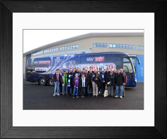 Framed Print : Brighton & Hove Albion's Sky Bet 10 in 10 Bus Journey: Fans and Liam Rosenior Heading to Birmingham City Game (17DEC16) Framed Print : Brighton & Hove Albion's Sky Bet 10 in 10 Bus Journey: Fans and Liam Rosenior Heading to Birmingham City Game (17DEC16)