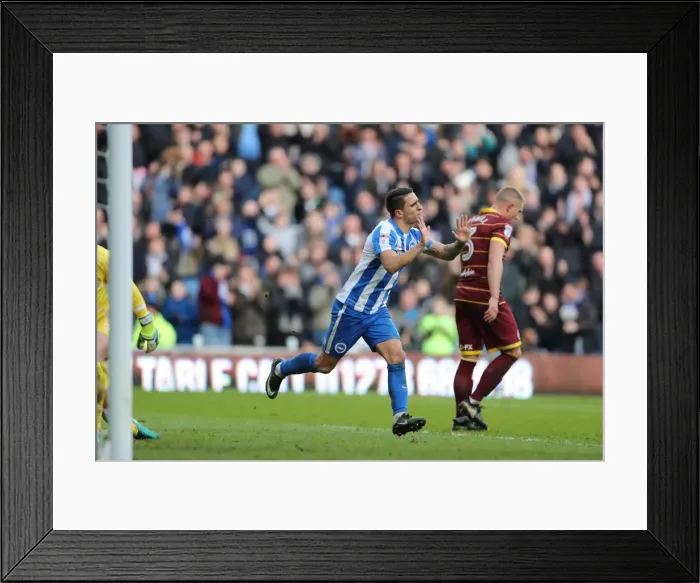 Framed Print : Championship Clash: Brighton and Hove Albion vs. Queens Park Rangers at American Express Community Stadium (27DEC16) Framed Print : Championship Clash: Brighton and Hove Albion vs. Queens Park Rangers at American Express Community Stadium (27DEC16)