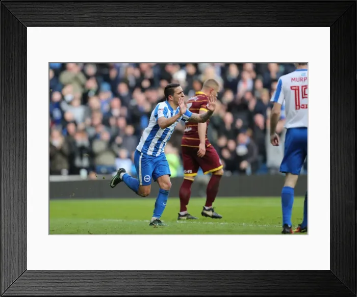 Framed Print : Brighton and Hove Albion vs. Queens Park Rangers: EFL Sky Bet Championship Battle at American Express Community Stadium (27DEC16) Framed Print : Brighton and Hove Albion vs. Queens Park Rangers: EFL Sky Bet Championship Battle at American Express Community Stadium (27DEC16)