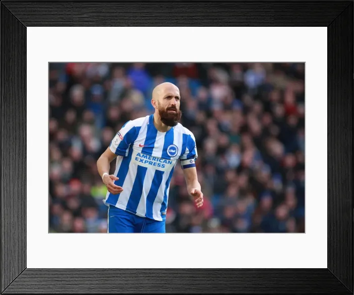 Framed Print : Brighton & Hove Albion's Bruno Saltor Captains Team Against Queens Park Rangers in EFL Sky Bet Championship, December 2016 Framed Print : Brighton & Hove Albion's Bruno Saltor Captains Team Against Queens Park Rangers in EFL Sky Bet Championship, December 2016