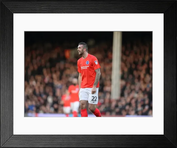 Framed Print : Brighton and Hove Albion vs. Fulham: EFL Sky Bet Championship Clash at Craven Cottage (02JAN17) - Intense Match Action Framed Print : Brighton and Hove Albion vs. Fulham: EFL Sky Bet Championship Clash at Craven Cottage (02JAN17) - Intense Match Action