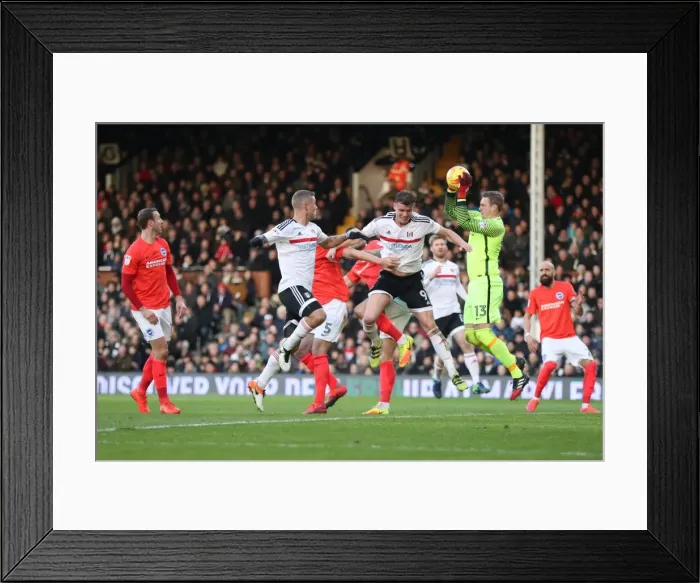 Framed Print : Brighton and Hove Albion vs. Fulham: EFL Sky Bet Championship Showdown at Craven Cottage (02.01.17) Framed Print : Brighton and Hove Albion vs. Fulham: EFL Sky Bet Championship Showdown at Craven Cottage (02.01.17)