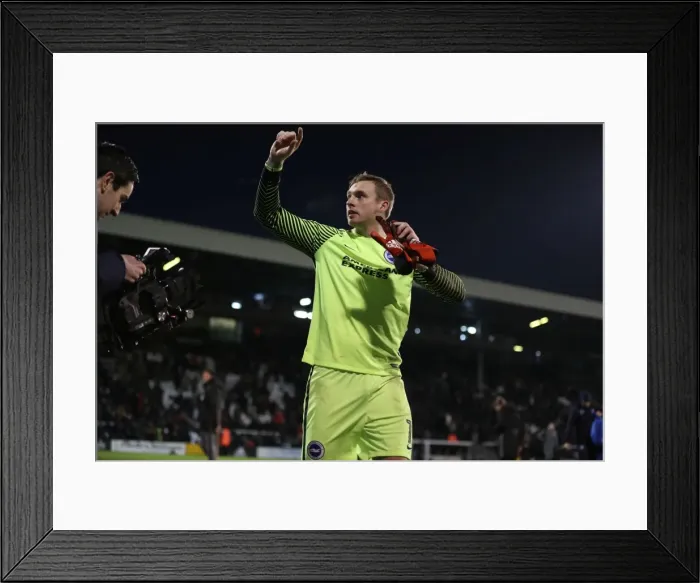Framed Print : Brighton and Hove Albion vs. Fulham: EFL Sky Bet Championship Showdown at Craven Cottage (02.01.17)