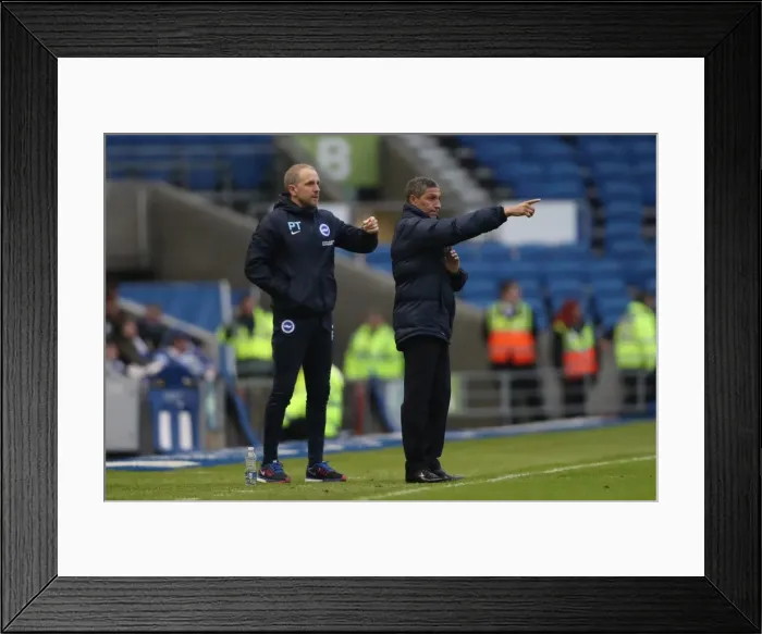 Framed Print : Brighton and Hove Albion vs Milton Keynes Dons: FA Cup Third Round Battle at American Express Community Stadium (January 7, 2017) Framed Print : Brighton and Hove Albion vs Milton Keynes Dons: FA Cup Third Round Battle at American Express Community Stadium (January 7, 2017)