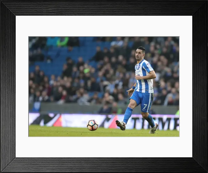Framed Print : Brighton and Hove Albion vs Milton Keynes Dons: FA Cup 3rd Round Clash at American Express Community Stadium (January 2017)