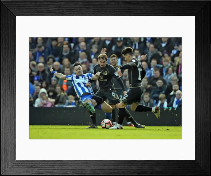 Framed Print : Brighton and Hove Albion vs Milton Keynes Dons: FA Cup 3rd Round Clash at American Express Community Stadium (07JAN17) Framed Print : Brighton and Hove Albion vs Milton Keynes Dons: FA Cup 3rd Round Clash at American Express Community Stadium (07JAN17)