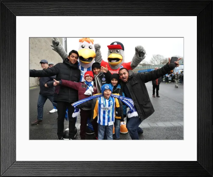 Framed Print : Brighton and Hove Albion vs Milton Keynes Dons: FA Cup 3rd Round Clash at American Express Community Stadium (January 7, 2017) Framed Print : Brighton and Hove Albion vs Milton Keynes Dons: FA Cup 3rd Round Clash at American Express Community Stadium (January 7, 2017)