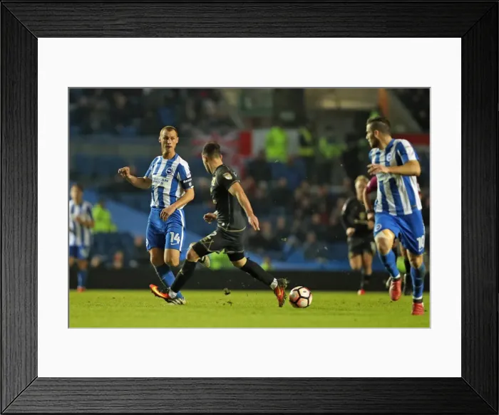 Framed Print : Brighton and Hove Albion vs Milton Keynes Dons: FA Cup 3rd Round Battle at American Express Community Stadium (January 2017) Framed Print : Brighton and Hove Albion vs Milton Keynes Dons: FA Cup 3rd Round Battle at American Express Community Stadium (January 2017)