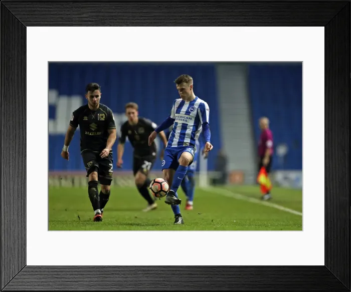 Framed Print : Brighton and Hove Albion vs Milton Keynes Dons: FA Cup 3rd Round Clash at American Express Community Stadium (07JAN17) Framed Print : Brighton and Hove Albion vs Milton Keynes Dons: FA Cup 3rd Round Clash at American Express Community Stadium (07JAN17)