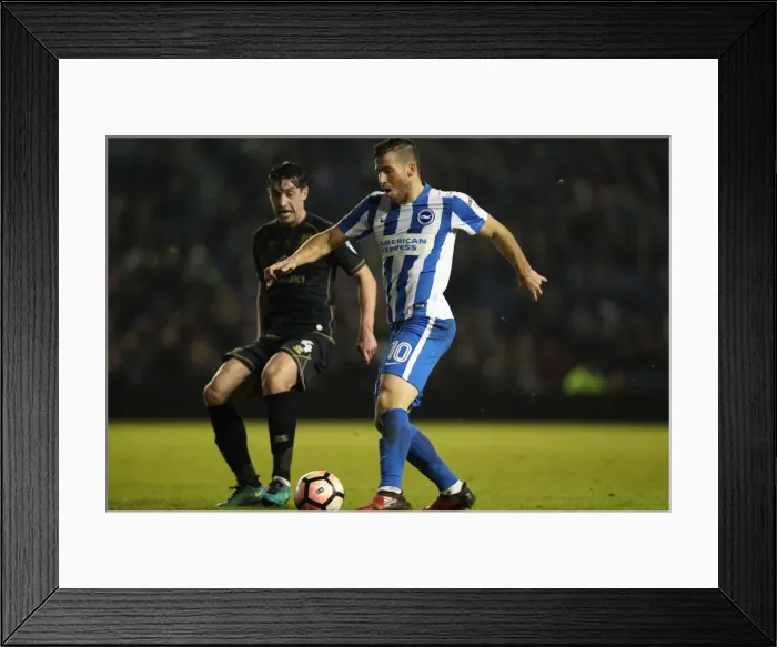 Framed Print : Brighton and Hove Albion vs Milton Keynes Dons: FA Cup 3rd Round Showdown at American Express Community Stadium (07JAN17) Framed Print : Brighton and Hove Albion vs Milton Keynes Dons: FA Cup 3rd Round Showdown at American Express Community Stadium (07JAN17)
