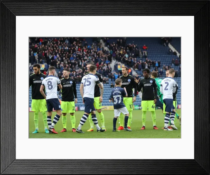 Framed Print : EFL Sky Bet Championship: Preston North End vs. Brighton and Hove Albion Clash at Deepdale (14Jan17) Framed Print : EFL Sky Bet Championship: Preston North End vs. Brighton and Hove Albion Clash at Deepdale (14Jan17)