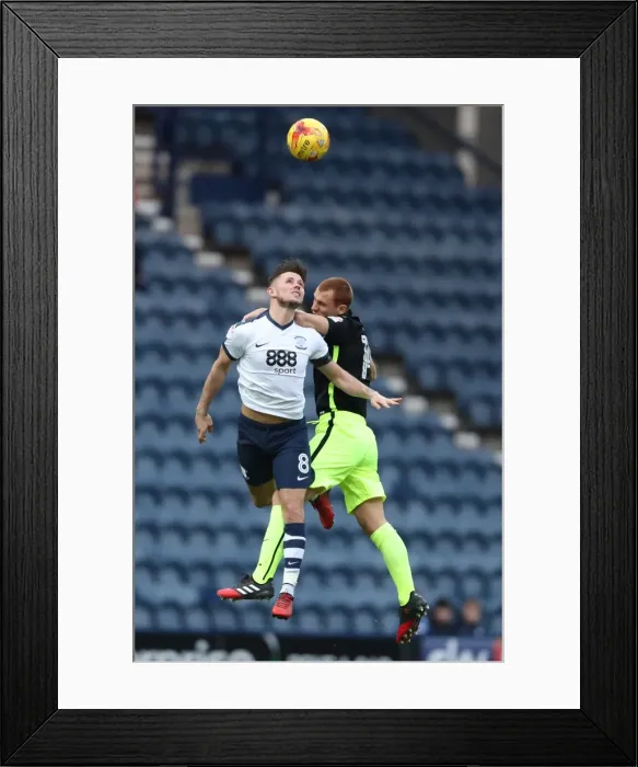 Framed Print : EFL Sky Bet Championship: Intense Clash between Preston North End and Brighton & Hove Albion at Deepdale (14Jan17) Framed Print : EFL Sky Bet Championship: Intense Clash between Preston North End and Brighton & Hove Albion at Deepdale (14Jan17)