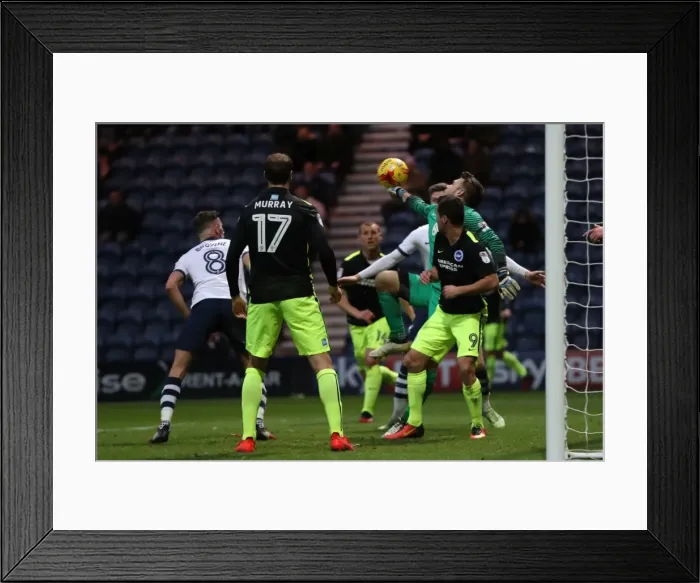 Framed Print : 14Jan17: EFL Sky Bet Championship Clash - Preston North End vs. Brighton and Hove Albion at Deepdale Framed Print : 14Jan17: EFL Sky Bet Championship Clash - Preston North End vs. Brighton and Hove Albion at Deepdale
