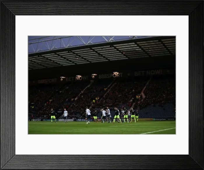 Framed Print : Intense Championship Clash: Preston North End vs Brighton and Hove Albion at Deepdale (14Jan17) Framed Print : Intense Championship Clash: Preston North End vs Brighton and Hove Albion at Deepdale (14Jan17)